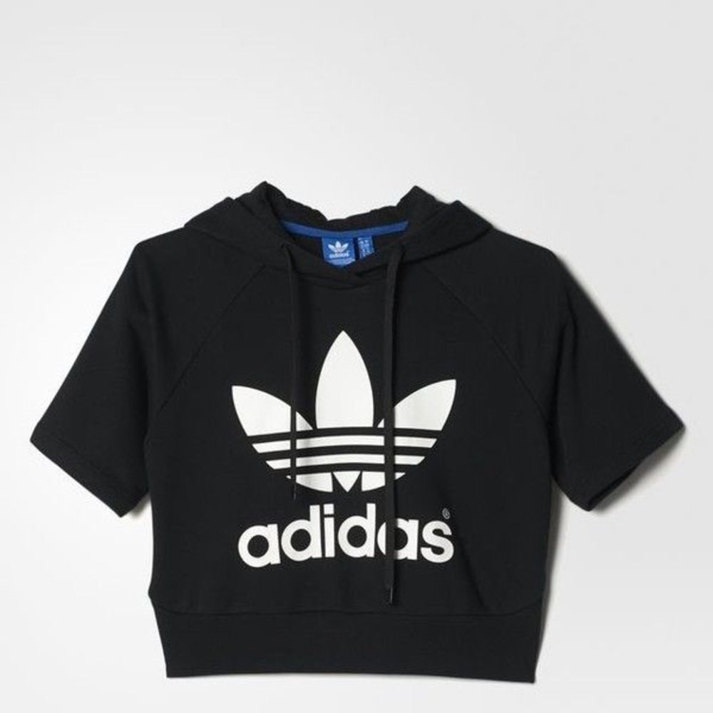 Women’s crop short sleeve hoodie